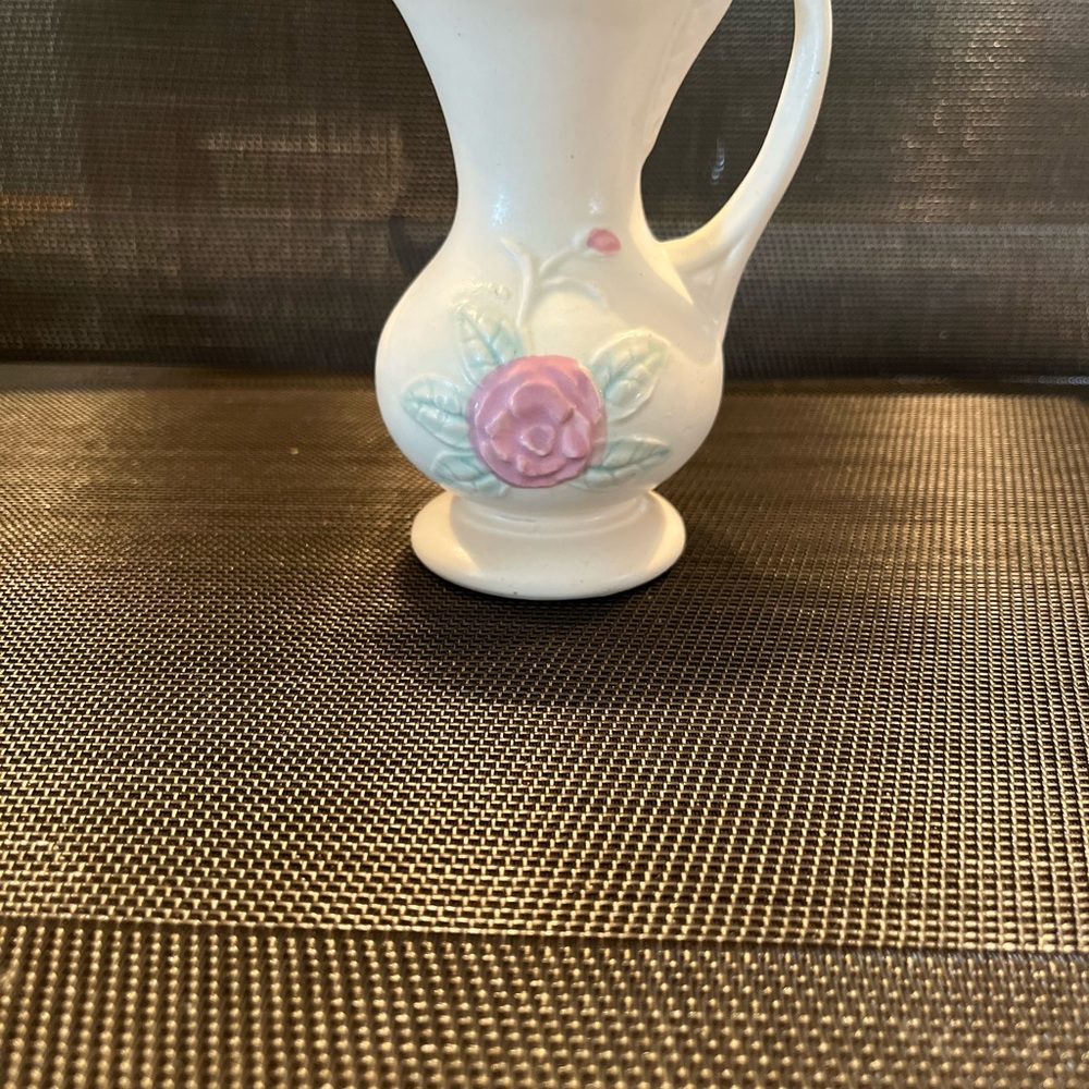 Vintage Hull open rose pitcher mint - Picture 2 of 7